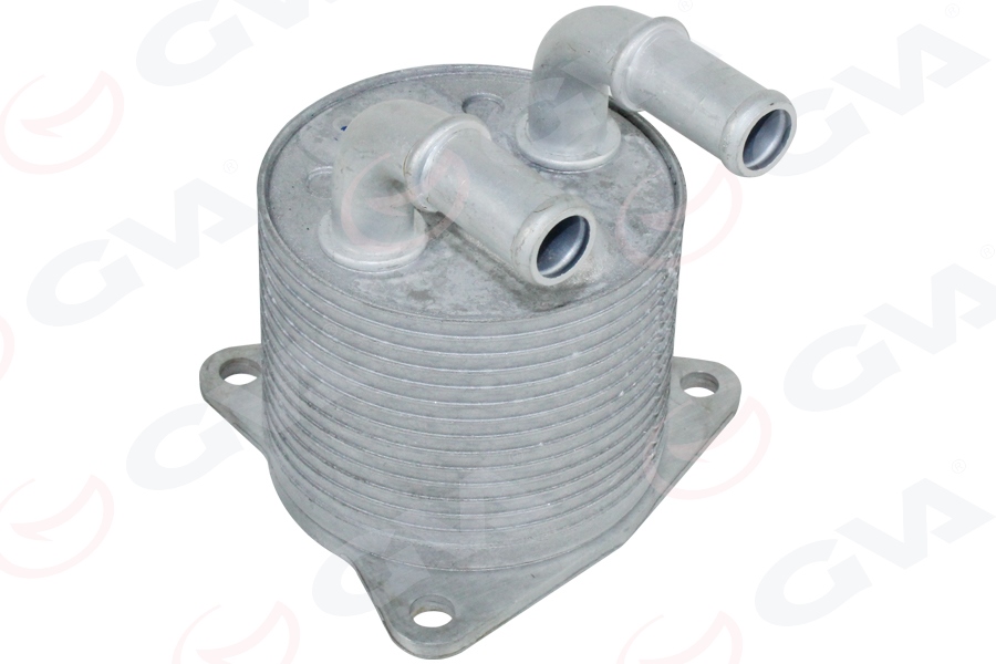 GVA YAĞ SOĞUTUCUSU VOLVO S60 II 10 S80 II 10 S90 II 17 V40 14 V60 I 15 V70 III 13 V90 16 XC40 17 XC70 II 13 XC90 II 13 D3-D4-T5-T6 - D4204T4 OEM: 31437022-31437023 - GVA 4299009 kodlu oto yedek parça görseli