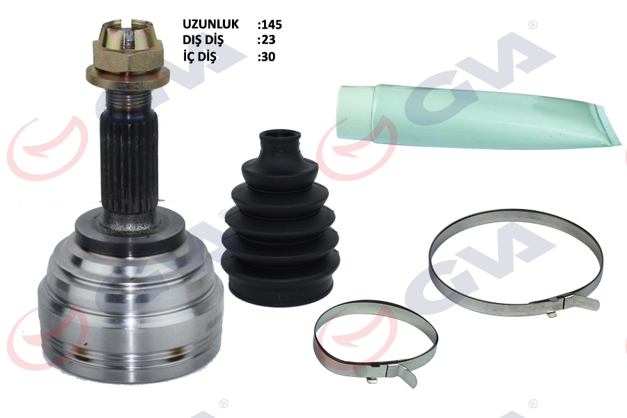 GVA AKS KAFASI DIŞ ÖN MEGANE II 02-08 -LOGAN 04-12 1.4/1.6 16V-1.5 DCİ AUTO/MAN 23x30x49 145mm OEM: 391018983R-391000153R-391015451R - GVA 4411000K kodlu oto yedek parça görseli