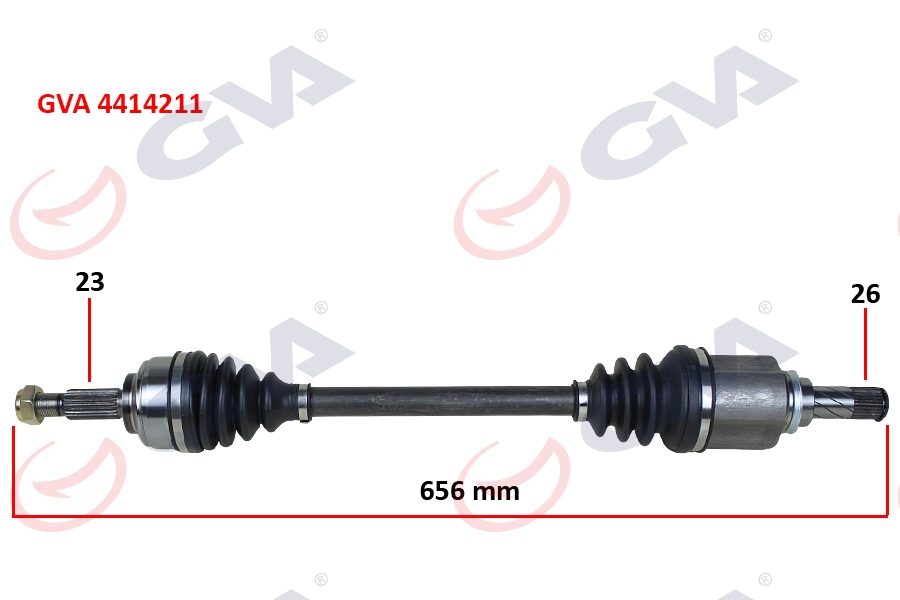 GVA KOMPLE AKS SOL SYMBOL-THALIA/LOGAN II 1.5 DCI 12- ABS LI OEM: 391014946R - GVA 4414211 kodlu oto yedek parça görseli