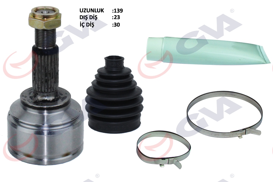 GVA AKS KAFASI DIŞ ÖN CLIO IV 0.9Tce / 1.5 DCI MANUEL 12- 23x30x49 139.50mm OEM: 391017355R - GVA 4414310K kodlu oto yedek parça görseli