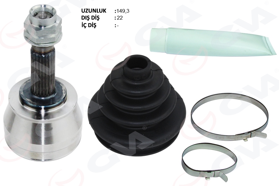 GVA AKS KAFASI SOL-SAG ON DIS FIAT ALBEA 1.2i 03-07 OEM: 46307516 - GVA 4421007K kodlu oto yedek parça görseli