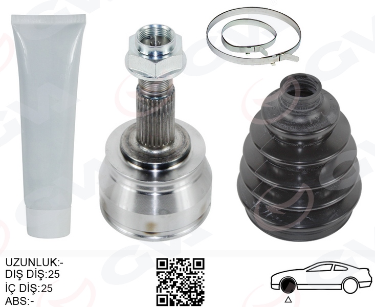 GVA AKS KAFASI DIŞ EGEA 1.3-1.6 MJTD 15- OEM: 46308734 - GVA 4429311K kodlu oto yedek parça görseli