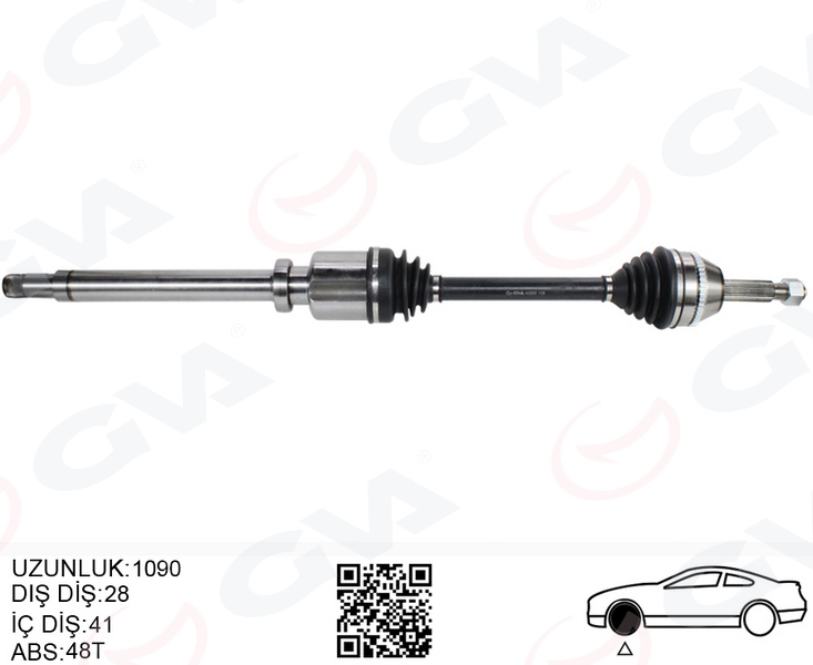 GVA ÖN AKS KOMPLE SAĞ FORD TRANSIT V347 2.2TDCI 115PS -140PS 07 11 8C113B436AD-CC113B436BB-1512911 OEM: 8C113B436AD-CC113B436BB-1512911 - GVA 4432000 kodlu oto yedek parça görseli