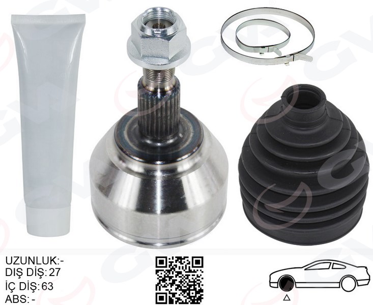 GVA ÖN AKS KAFASI DIŞ SAĞ-SOL KUGA I 08 13 2.0 TDCI 1534270-8V413A327AA-8V413A327AB OEM: 1534270-8V413A327AA-8V413A327AB - GVA 4434000K kodlu oto yedek parça görseli