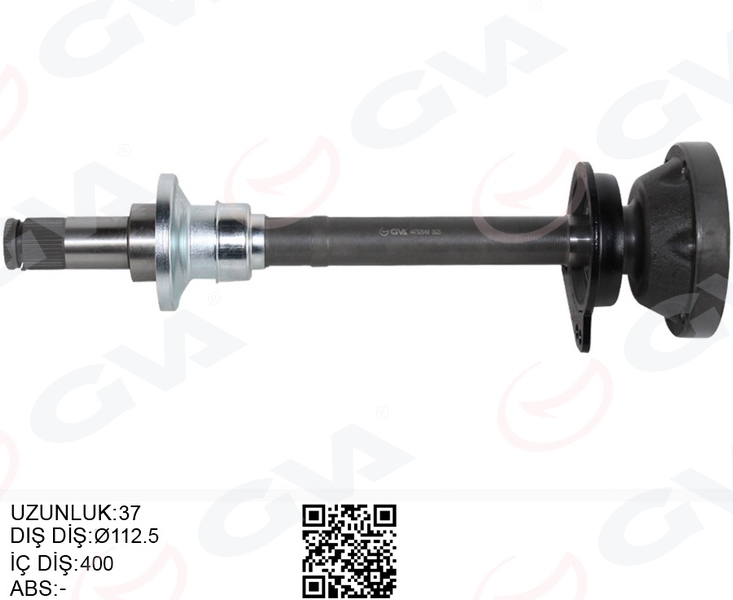 GVA AKS MİLİ T4 BM 91-03 BM OEM: 02G409356C - GVA 4475264M kodlu oto yedek parça görseli