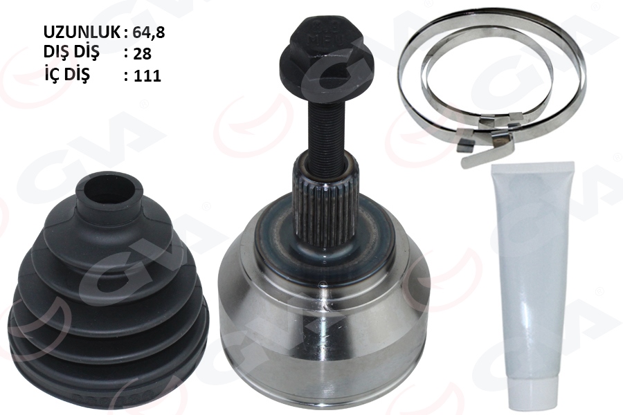 GVA AKS KAFASI DIŞ AMAROK 2.0 TDİ 10- CDCA-CDBA-CNFA 2.0 TDİ 2H0498099-2H0498099A OEM: 2H0498099-2H0498099A - GVA 4475293K kodlu oto yedek parça görseli