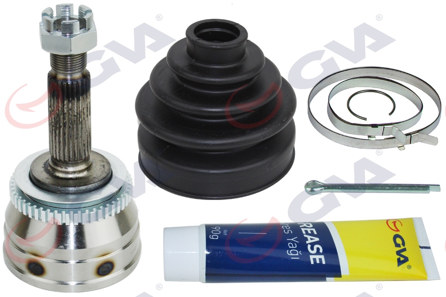 GVA AKS KAFASI DIŞ HYUNDAI ACCENT ERA 1.5L D4FA CRDi 06-10 / GETZ 1.5L D3EA CRDi 3 silindir 02-05 1.5L D4FA CRDi 06-10 ABS li 25x23x50 - ABS 48 diş 495001E650-495001E610-495001C460 OEM: 495001E650-495001E610-495001C460 - GVA 4491008K kodlu oto yedek parça görseli