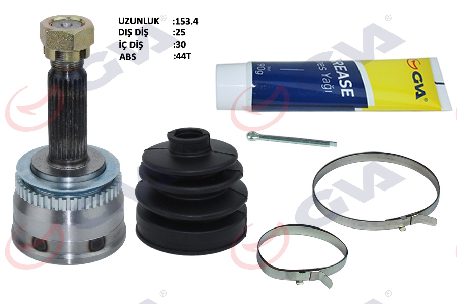 GVA AKS KAFASI DIŞ HYUNDAI ELANTRA 1.6L G4ED Benzinli 16v Otomatik vites 01-06 ABS li 25x30x50 - ABS 44 diş OEM: 495002D112-495002D113 - GVA 4491030K kodlu oto yedek parça görseli