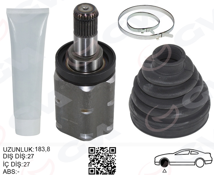 GVA AKS KAFASI ON IC SOL BMW X5 E53 00 06 OEM: 31607561341 - GVA 4499005KI kodlu oto yedek parça görseli
