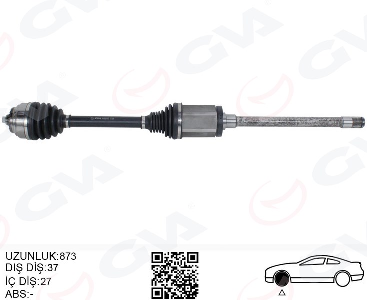 GVA KOMPLE AKS ON SAG OTM. SANZ. BMW F07 F01 F02 F03 F04 xDrive 31607606026 OEM: 31607606026 - GVA 4499110 kodlu oto yedek parça görseli