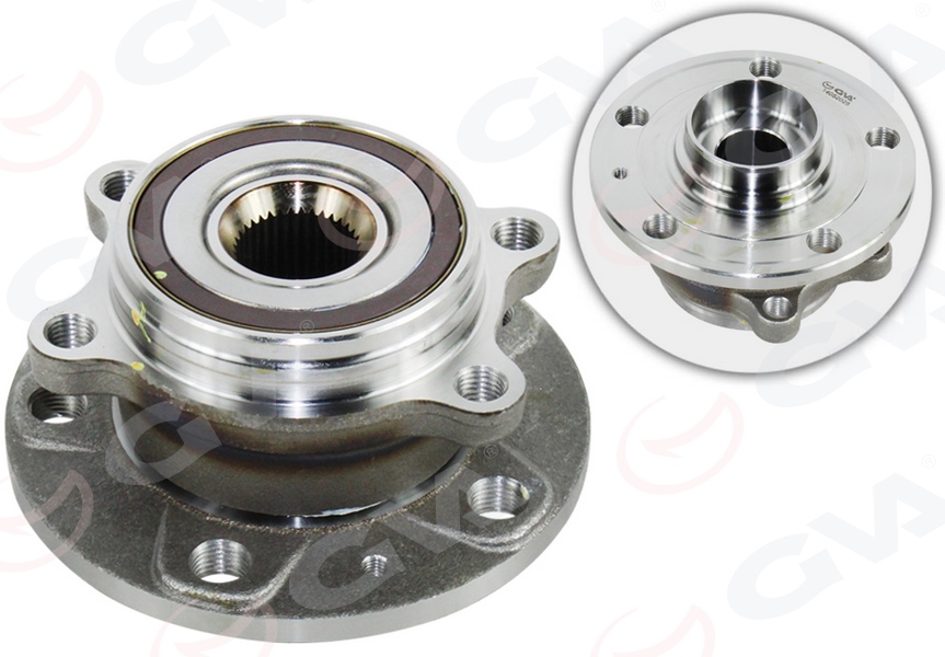 GVA ÖN TEKER PORYASI RULMANLI CADDY III-TOURAN-A3 1.4-1.4FSI-1.4TSI-1.6FSI-2.0TDI 03- ABS Lİ OEM: 1T0498621-3C0498621-8J0598625 - GVA 4775013 kodlu oto yedek parça görseli