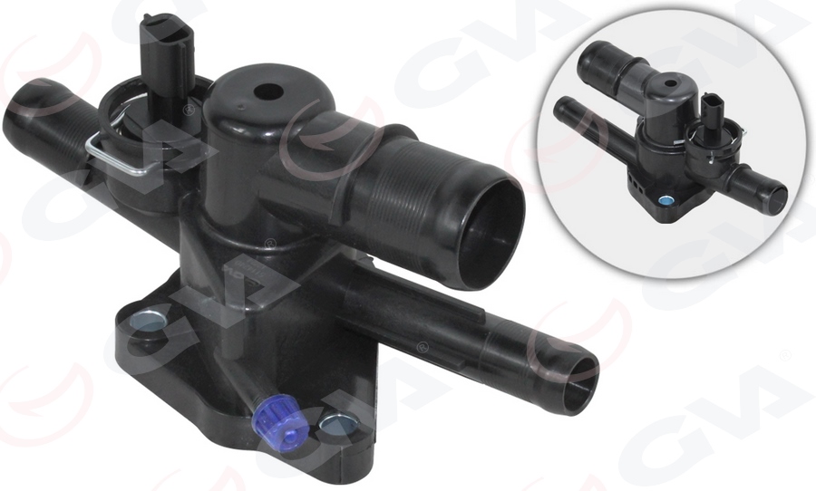 GVA TERMOSTAT KOMPLE RENAULT CLIO V 19> TALIANT 21> DACIA SANDERO II 17> LOGAN II 17> 1.0 SCe B4D OEM: 110600968R-212006394R - GVA 5114240 kodlu oto yedek parça görseli