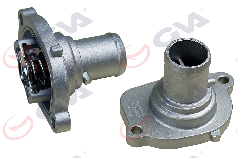GVA TERMOSTAT 87C KOMPLE PALIO 98 SIENA 97-01 -MAREA 96 BRAVA 00-01 1.2-1.4 16V 100HP KLİMASIZ OEM: 46523118 - GVA 5121012 kodlu oto yedek parça görseli