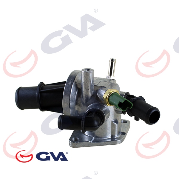 GVA TERMOSTAT 88C KOMPLE / MÜŞÜRLÜ ALBEA-DOBLO-PALIOPUNTO-CORSA C-COMBO-MERIVA-TIGRA 1.3CDTI OEM: 1338841-55180041-6338022-93177343 - GVA 5121120 kodlu oto yedek parça görseli