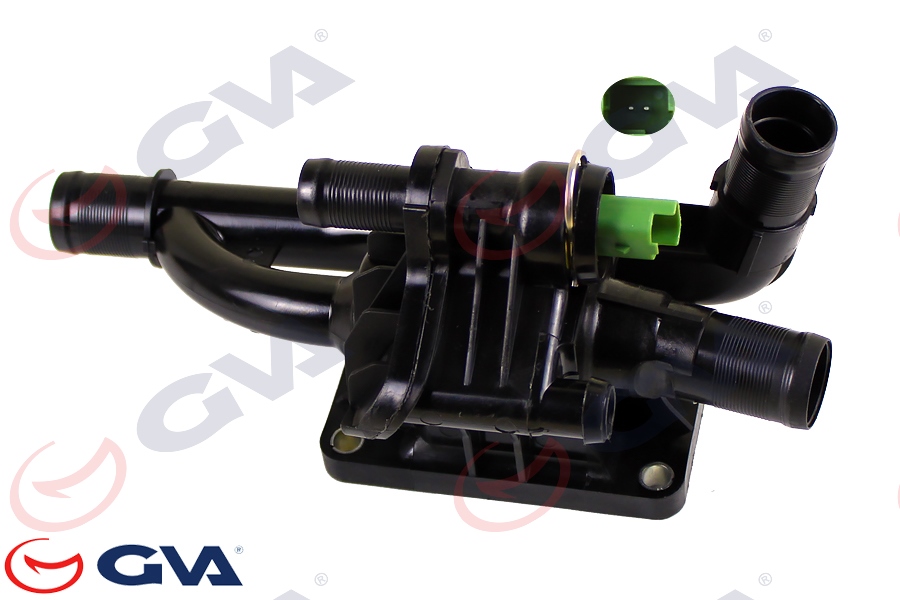 GVA TERMOSTAT YUVASI KOMPLE PEUGEOT 206-207-307-308-407-1007-3008-5008-PARTNER TEPE-C2-C3-C4-C5 II FOCUS III 11 1.6 TDCI COURIER 14 1.5-1.6 TDCI FIESTA 08 17 1.5 TDCI B-MAX 14 OEM: 1336.AF-9M5Q8A586BA-1675627 - GVA 5143212 kodlu oto yedek parça görseli