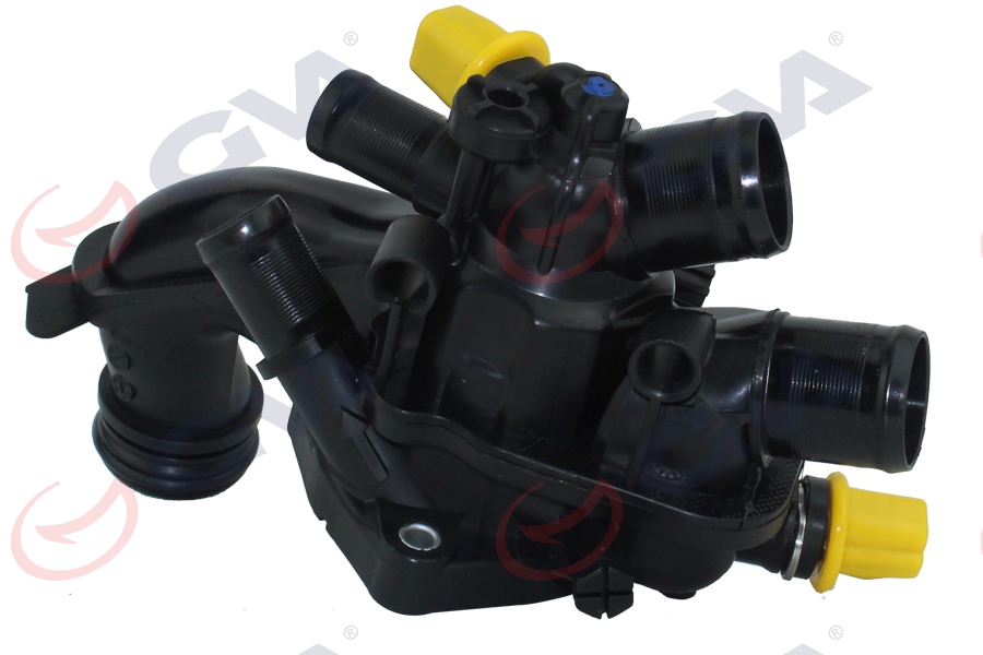 GVA TERMOSTAT 107C KOMPLE P308-P207-C3 PICASSO 1.4 16V EP3 -P207-P308-PARTNER TEPE-BERLINGO III-P3008 -C3 III-C4 PICASSO-DS3-C3 PICASSO 1.6 EP6-EP6C OEM: 1336.Z8-9810916880-V754184680 - GVA 5143226 kodlu oto yedek parça görseli