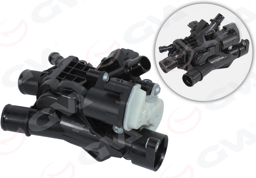 GVA TERMOSTAT VE GÖVDESİ KOMPLE PSA 3008 I 2.0 HDi 09-16 PSA 308 II 2.0 BlueHDi 13- OEM: 9804160380 - GVA 5143251 kodlu oto yedek parça görseli