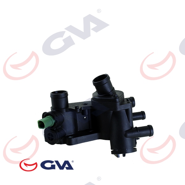 GVA TERMOSTAT 87C KOMPLE / MÜŞÜRLÜ BORA-GOLF4-LEON-TOLEDO 1.4-1.6 16V 00-05 OEM: 032121111BA-032121111AE - GVA 5175022 kodlu oto yedek parça görseli