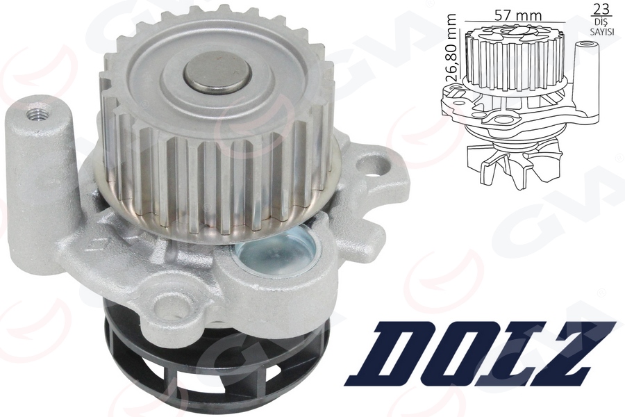 GVA DEVİRDAİM GOLF IV-BORA-OCTAVIA-TOLEDO II-LEON-A3 1.8-20V AGN-AJQ-BFN-AWT 06A121011H-06A121012G-06A121012 OEM: 06A121011H-06A121012G-06A121012 - GVA 5275242 kodlu oto yedek parça görseli