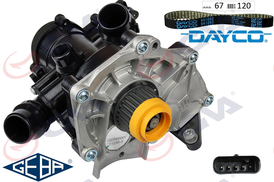 GVA DEVİRDAİM KOMPLE AUDI A4-A5-A7-A3-Q3 1.8/2.0 TFSI 12- DAX-CJE DAYCO KAYIŞLI 06K121011B-06L121005A-06L121111H OEM: 06K121011B-06L121005A-06L121111H - GVA 5275916 kodlu oto yedek parça görseli