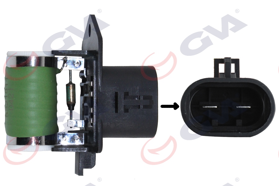 GVA KALORİFER FAN REZİSTANSI GRANDE PUNTO-LINEA 55702180 OEM: 55702180 - GVA 5321811 kodlu oto yedek parça görseli