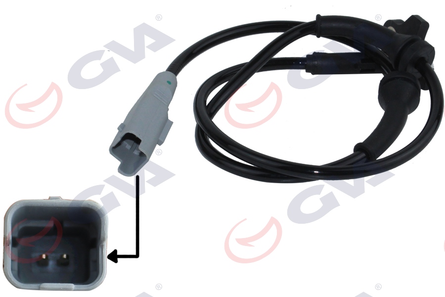 GVA ABS SENSÖRÜ ÖN PARTNER-BERLINGO 1.6HDI 08- 4545.E7 OEM: 4545.E7 - GVA 5345212 kodlu oto yedek parça görseli