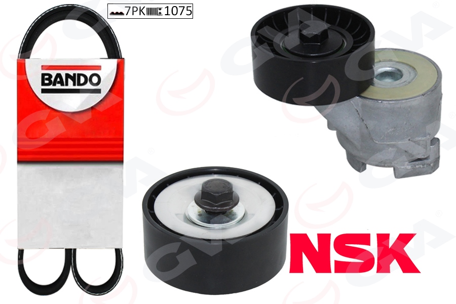 GVA ALTERNATÖR GERGİ KİTİ DUCATO 2.3 JTD 02-06 KÜTÜKLÜ K027PK1078 OEM: 500388408-504086751-504000412 - GVA 59A2716K kodlu oto yedek parça görseli