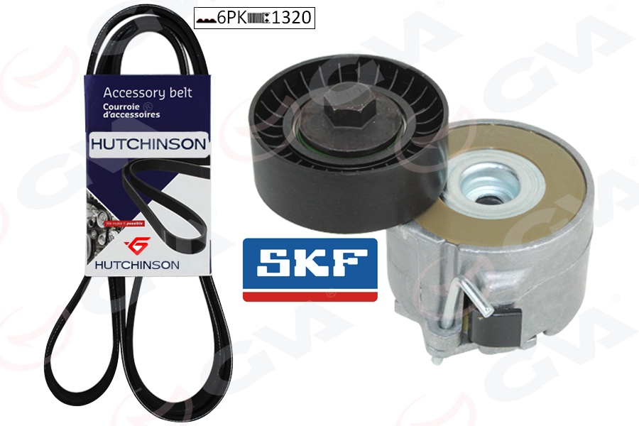 GVA ALTERNATÖR GERGİ KİTİ LINEA-PUNTO-AGILA-ASTRA H-J-COMBO-CORSA C-D-MERIVA 1.3CDTI-JTD K016PK1320 OEM: 6340616-4708770-51821653 - GVA 59A2929 kodlu oto yedek parça görseli