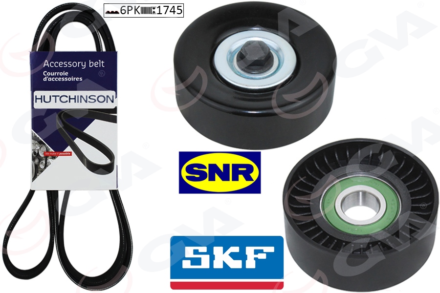 GVA ALTERNATÖR GERGİ KİTİ TOURNEO CONNECT-TRANSİT CONNECT 1.8Dİ-TDCİ 07- KLİMALI 6PK1745 6H5Q6C301BA-1S4Q6A228AD-1118677 OEM: 6H5Q6C301BA-1S4Q6A228AD-1118677 - GVA 59A3310 kodlu oto yedek parça görseli