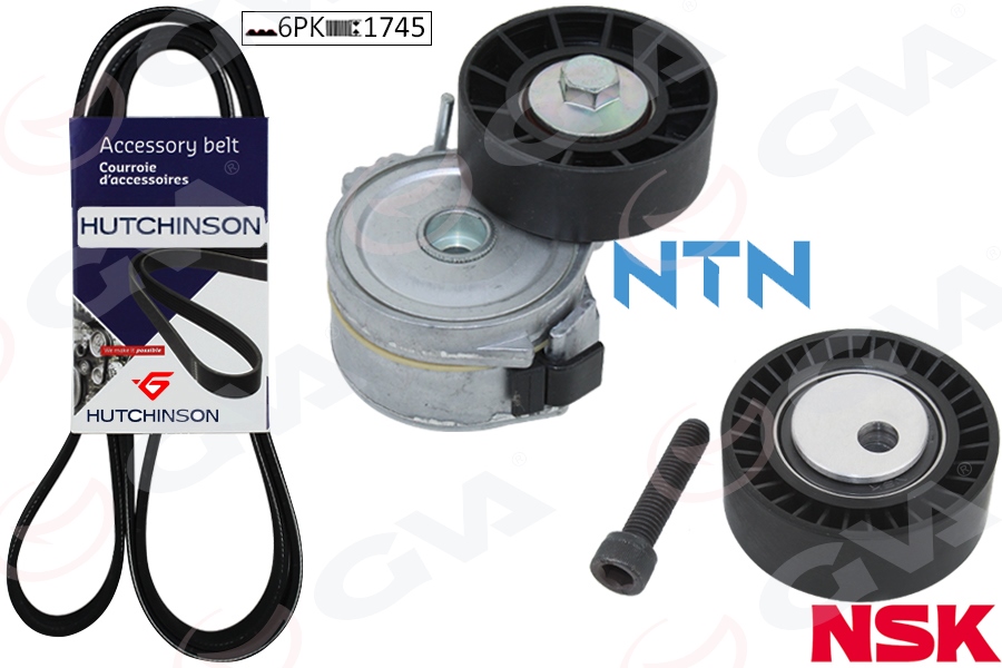 GVA ALTERNATÖR GERGİ KİTİ KÜTÜKLÜ C5 01-04 -XANTIA 99-03 -P206 00 P406 98-04 -P607 2.0HDİ K026PK1745 5750.GF-5751.87-5751.89-1229448 OEM: 5750.GF-5751.87-5751.89-1229448 - GVA 59A4330 kodlu oto yedek parça görseli