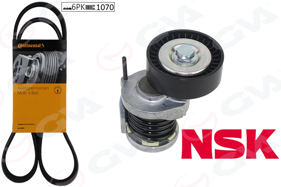 GVA ALTERNATÖR GERGİ KİTİ KÜTÜKLÜ CADDY III 10 GOLF V-VI 07 PASSAT 05 1.6-2.0 TDİ 534016410 OEM: 038903315AD-038903315AG-038903315AN - GVA 59A7508 kodlu oto yedek parça görseli