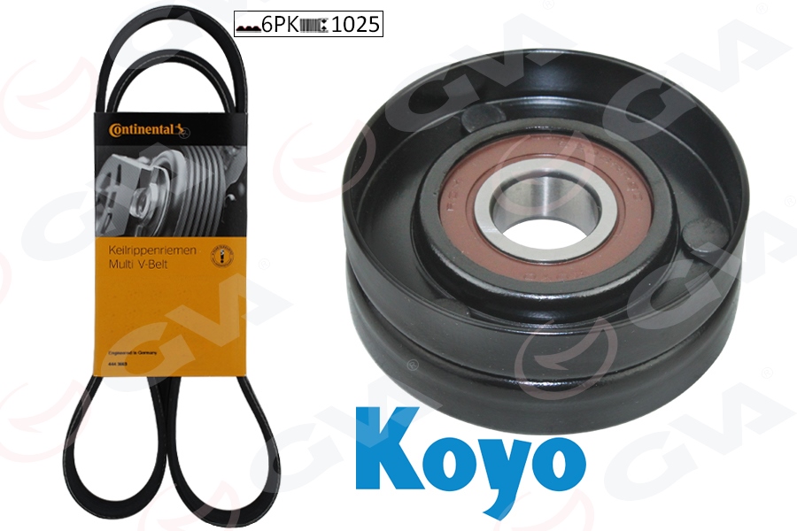 GVA ALTERNATÖR GERGİ KİTİ KÜTÜKSÜZ GOLF7-A3-LEON-CADDY-TIGUAN 13 1.6-2.0TDI CLHA-CRKB-CLHB-CRKA K016PK1025 OEM: 04L903315A-04L260849C-04L903315F - GVA 59A7515 kodlu oto yedek parça görseli