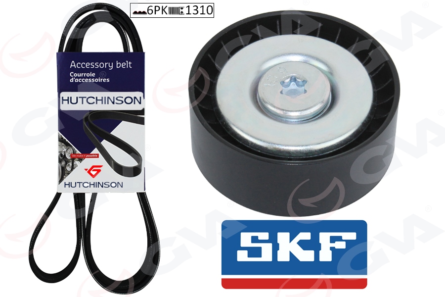 GVA ALTERNATÖR GERGİ KİTİ KÜTÜKSÜZ ASTRA H 1.3 CDTİ 05 KLİMALI K036PK1310 OEM: 4708770-51821653-6340554-636166 - GVA 59A9013 kodlu oto yedek parça görseli