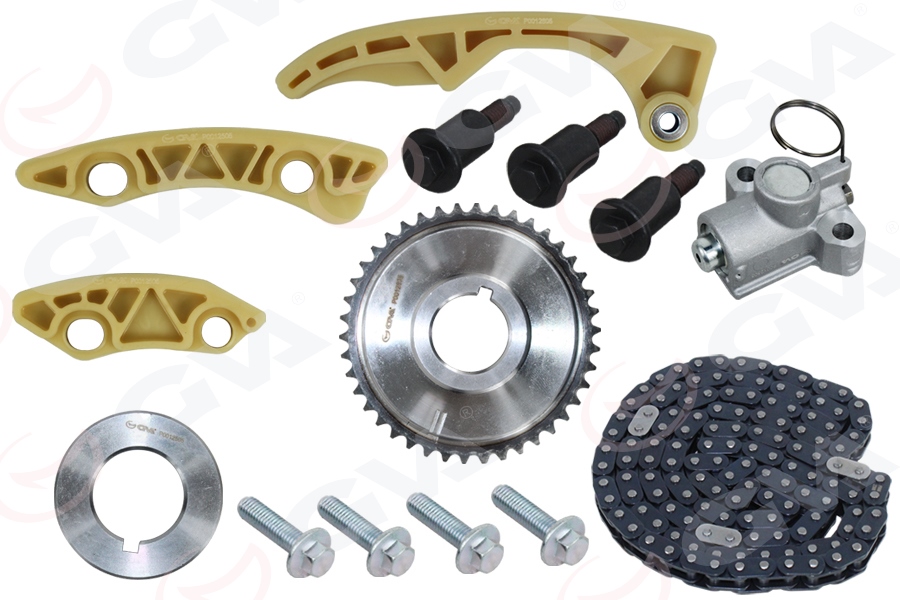 GVA EKSANTİRİK ZİNCİR SETİ VECTRA C-ASTRA G-ASTRA H 2.2 Z2.2 SE 11 PARÇA OEM: 615418-55563405 - GVA 59C2112 kodlu oto yedek parça görseli