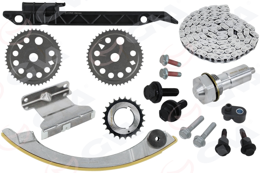 GVA EKSANTİRİK ZİNCİR SETİ VECTRA C 02>08 ASTRA G 00>05 VECTRA B 00>02 2.2 16V Z22SE OEM: 55570337-636177-90537843-24430279 - GVA 59C2115 kodlu oto yedek parça görseli
