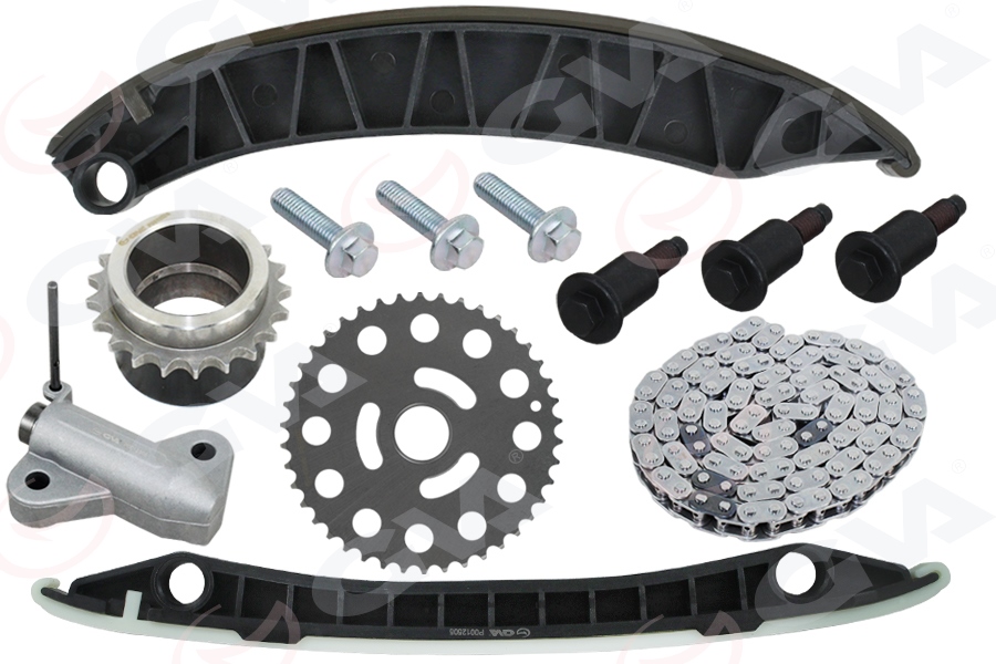 GVA EKSANTRİK ZİNCİR KİTİ OPEL VIVARO II 06 RENAULT TRAFIC II 06 KOLEOS 08 LAGUNA III 08 15 2.0 DCİ M9R / NISSAN QASHQAI X-TRAIL 2.0L M9R J10 T31 07-13 112 bakla OEM: 93198847-130C12127R-130C11053R - GVA 59C2117 kodlu oto yedek parça görseli