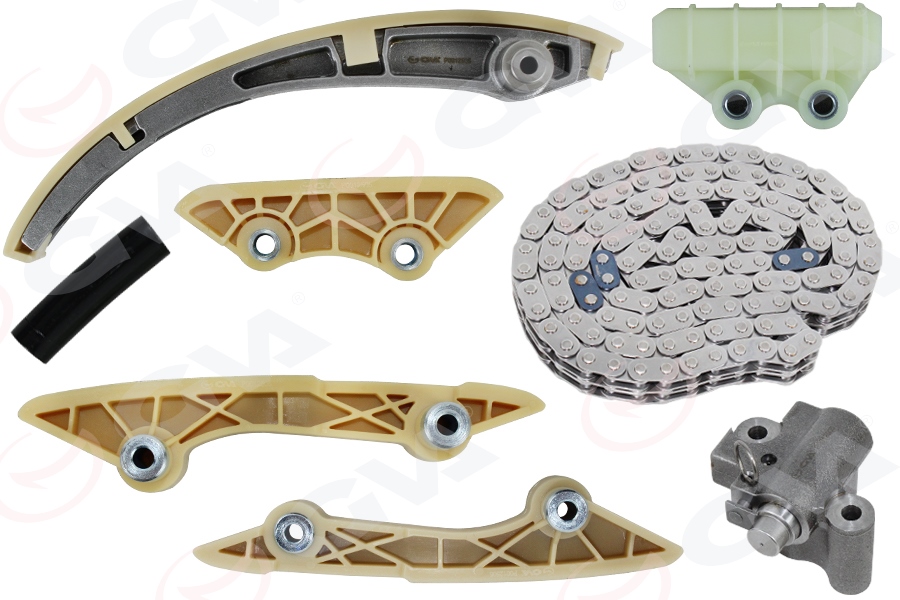 GVA EKSANTRIK ZINCIR SETI TRANSIT 2.4TDCI V184 PUMA 90PS MONDEO 01 07 2.0 TDCI JAGUAR CF1 X TYPE 2.0 EXECT 7 PARÇA OEM: KTXS7Q6M000A1A-T199204 - GVA 59C3100 kodlu oto yedek parça görseli