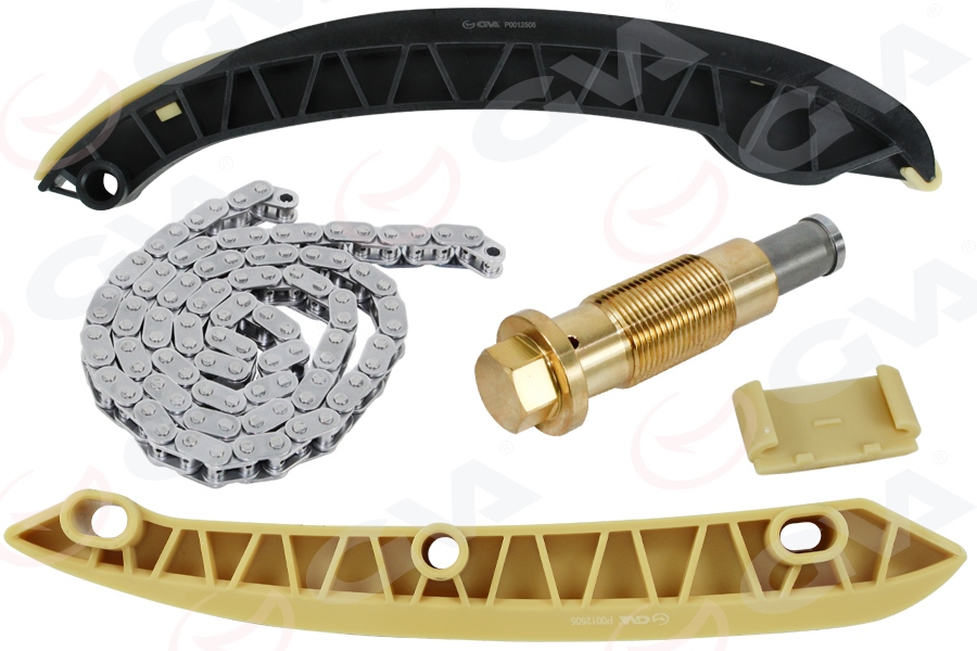 GVA EKSANTRIK ZINCIR SETI MERCEDES M271 Kompressor W203 CL203 W204 C209 W211 R171 OEM: A0009932176-A2710500611-A2710521116 - GVA 59C9912 kodlu oto yedek parça görseli