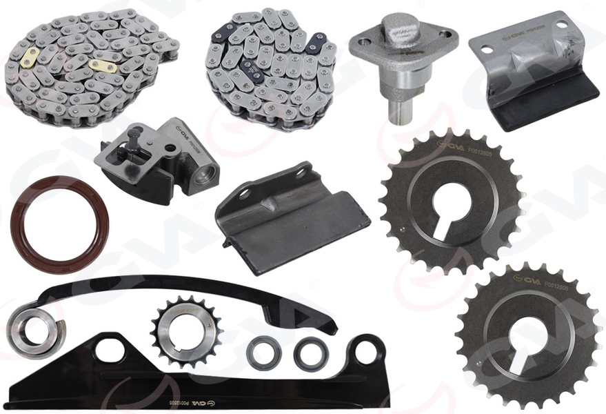 GVA EKSANTRİK ZİNCİR SETİ NISSAN SUNNY 1.6L GA16 N14 90-95 / NX COUPE 1.6L GA16DE B13 90-93 OEM: 1302853Y00-1302853Y10-1307053Y10 - GVA 59C9932 kodlu oto yedek parça görseli