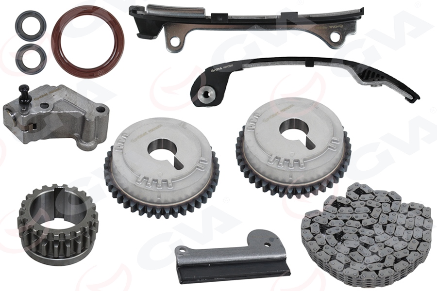 GVA EKSANTRİK ZİNCİR SETİ NISSAN ALMERA. PRIMERA 1.5L 1.6L QG15DE QG16DE 99-06 OEM: 130284M51A-13070AU000-130854M500 - GVA 59C9934 kodlu oto yedek parça görseli