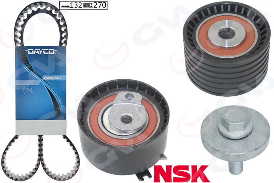 GVA EKSANTRİK GERGİ KİTİ CLIO II 01 CLIO III 04 MEGANE I 96 MEGANE II 02 MEGANE III 09 LAGUNA I 96 LAGUNA II 01 SCENIC I 96 SCENIC II 02 1.4-1.6- 16V K4M-K4J OEM: 7701477014-130C17529R-130C10178R - GVA 59T1423D kodlu oto yedek parça görseli