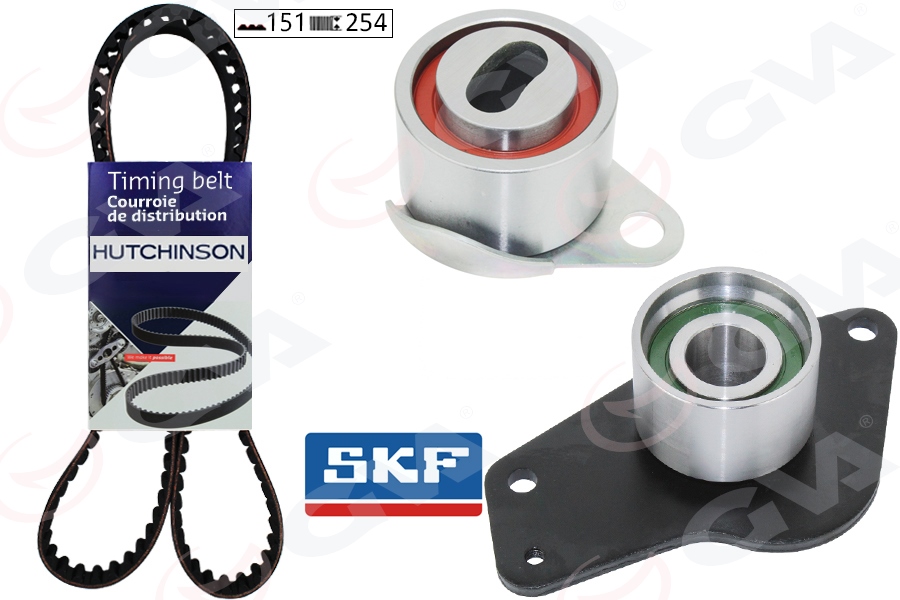 GVA EKSANTRİK GERGİ KİTİ 151x254 CLIO I-II 97 KANGOO 97 EXPRES 97 1.9D F8Q OEM: 7701471866-7701476884 - GVA 59T1615 kodlu oto yedek parça görseli