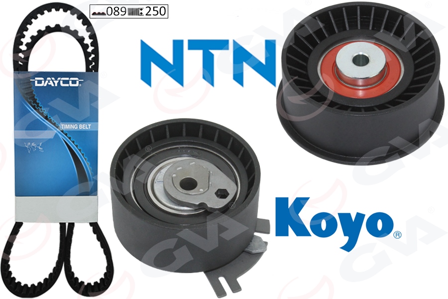 GVA EKSANTRİK GERGİ KİTİ 089x250 MASTER II-MOVANO-LAGUNA II 01 TRAFIC II 03 2.2DTI-2.5CDTI -7701473849 OEM: 4431762-7701477380-1680600QAG - GVA 59T1906 kodlu oto yedek parça görseli