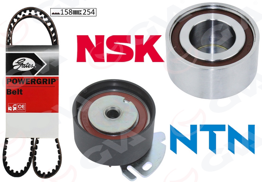 GVA EKSANTRİK GERGİ KİTİ 158x254 BRAVA 95-01 -DOBLO 01- -PALIO-ALBEA 96- -MAREA 97-02 1.6 K015432XS OEM: 71736715-55171442-55176303 - GVA 59T2140G kodlu oto yedek parça görseli