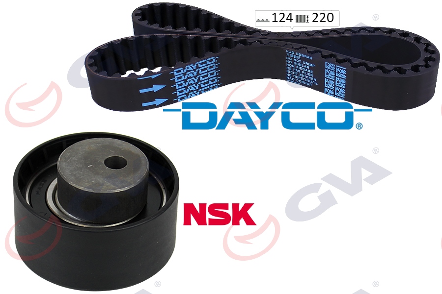 GVA EKSANTRİK GERGİ KİTİ 124x220 -BRAVO I-II 1.2 -1.4-DOBLO 1.4-LINEA 1.2 -MARE-PALIO 1.2 71736717 OEM: 71736717 - GVA 59T2915D kodlu oto yedek parça görseli