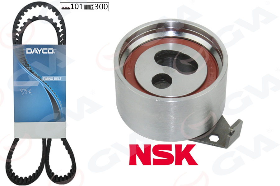 GVA EKSANTRİK GERGİ KİTİ FORD RANGER 2.5 D-TD-4x4 99-06 -MAZDA B SERİSİ 2.5 D-4WD 99-06 K015478XS OEM: 2M346268BA-XM346268AA-WL0112205 - GVA 59T3942 kodlu oto yedek parça görseli