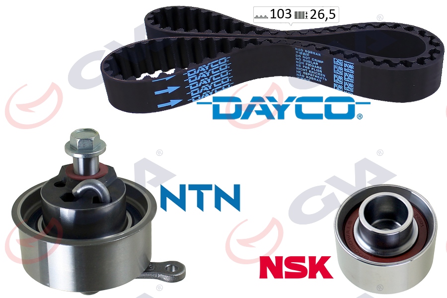 GVA TRIGER SETI FORD RANGER 2.5-MAZDA BT-50 2.5 4x4 07 11 OEM: 6M34 8A615 AA-1449044-WE0112700 - GVA 59T3945 kodlu oto yedek parça görseli