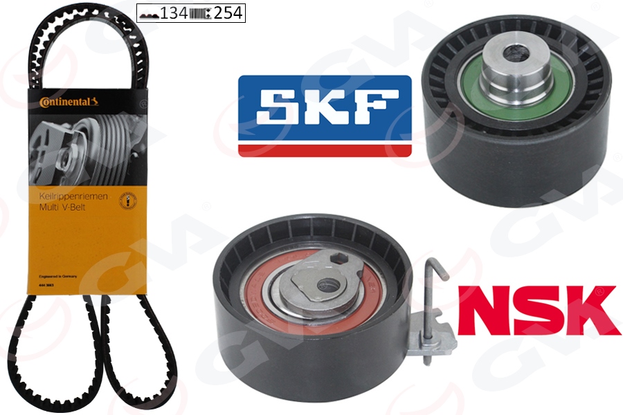 GVA EKSANTRİK GERGİ KİTİ P206-207-307-308-PARTNER-C2-C3-C4-XSARA-BERLINGO 1.6-1.6 16V TU5JP4 K025581XS DFM SUCCE 1.6 16V 09-13 TU5JP4 OEM: 0831.L3-0831.L2-0831.R9 - GVA 59T4324C kodlu oto yedek parça görseli