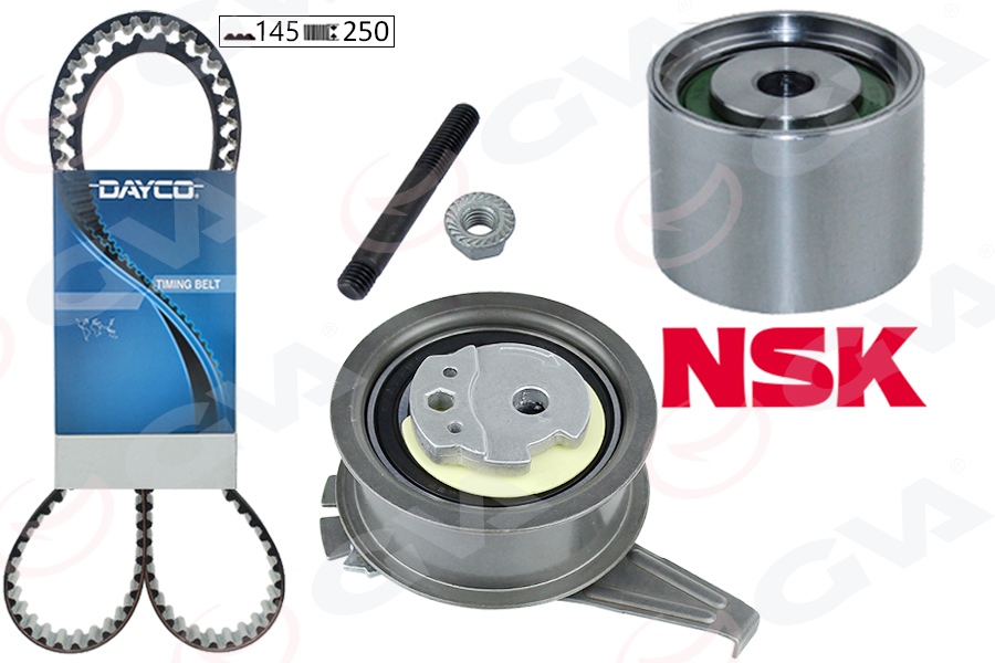 GVA EKSANTRİK GERGİ KİTİ POLO-FABIA 14 IBIZA IV 15 A1 14 CUSA-CUSB-CYZA-CYZB 04L109119D-04B109244B-04L109243G OEM: 04L109119D-04B109244B-04L109243G - GVA 59T7505D-1 kodlu oto yedek parça görseli