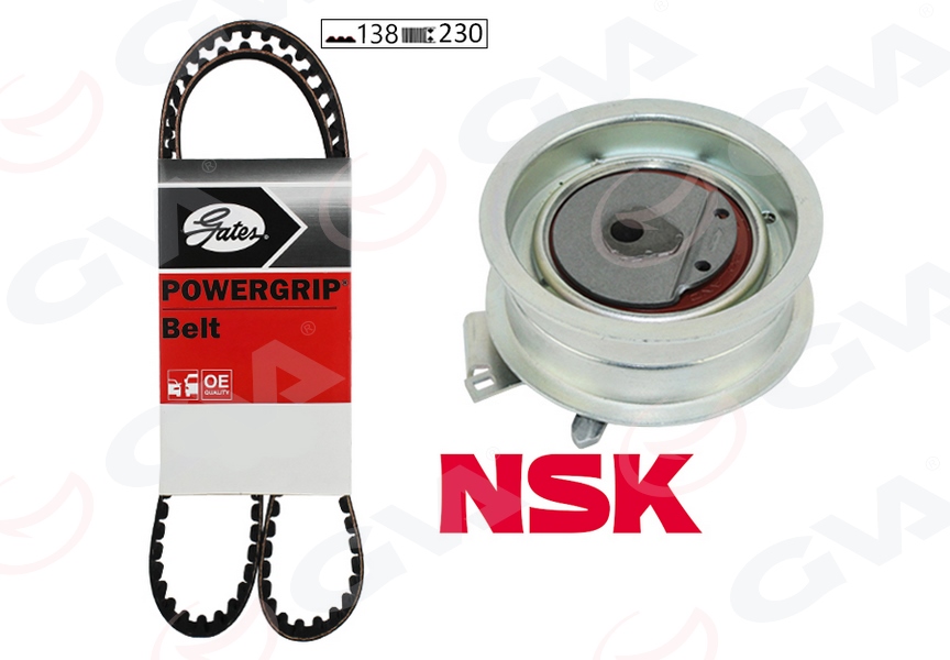 GVA TRİGER SETİ CADDY III-IV-PASSAT-POLO-TOURAN-BORA-OCTAVIA-TOLEDO LEON 1.6-2.0 OEM: 06A198119 - GVA 59T7511G kodlu oto yedek parça görseli